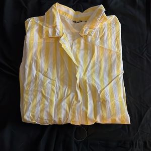 🌻 YELLOW & WHITE Dress Up Shirt 🌻